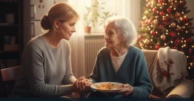 Noël en famille : 7 signes d'alerte chez votre parent âgé - maeker.fr